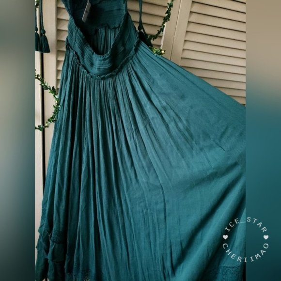 Free People NWT Santa Maria Maxi Dress Endless Summer - Picture 13 of 14